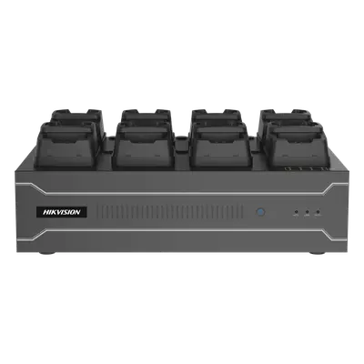Dock Station de Escritorio / 8 Puertos Body Cams / Dual Gigabit / 4 Bahías HDD / ANR / Cobertura Cíclica / -10°C a 55°C - Imagen 2