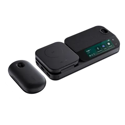 Auricular Bluetooth Mono / Cancelación de Ruido 4 Micrófonos / Autonomía 30 h / Pantalla Táctil 3" / Hub USB / Carga Inalámbrica Qi 15W - Imagen 2