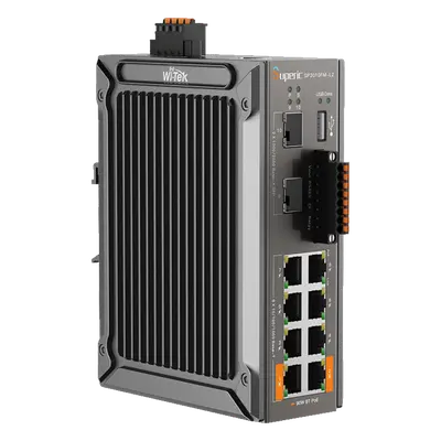 Switch PoE Industrial / 8 Puertos Gigabit PoE / 2 Puertos SFP 2.5 Gbps / 240W Presupuesto PoE / 26 Gbps Capacidad de Conmutación / -40 ℃~75 ℃ / DIN-Rail, Pared, Escritorio - Imagen 2