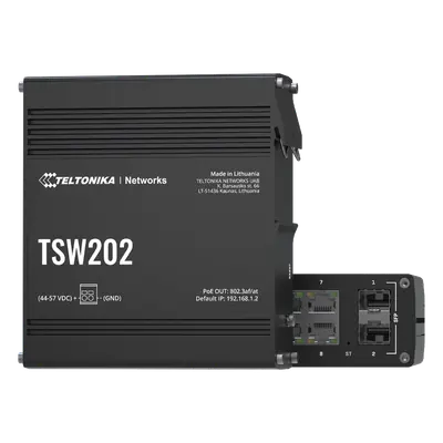 Switch Industrial Administrable L2 / 8 Puertos PoE+ 240W / 2 SFP / Profinet / -40°C a 75°C / IP30 - Imagen 3