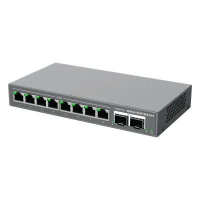 Switch L2 Lite Administrable / 8 Puertos Ethernet 2.5 Gbps / 2 Puertos SFP+ 10 Gbps / VLAN / QoS / Montaje Escritorio o Pared - Imagen 3