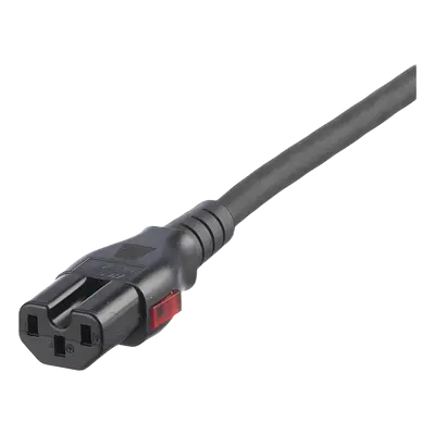 Cable de Alimentación con Bloqueo Doble / IEC C13-C14 / 17 AWG / 10A / 1.2 m (3.9 ft) / Paquete 10 Piezas - Imagen 3