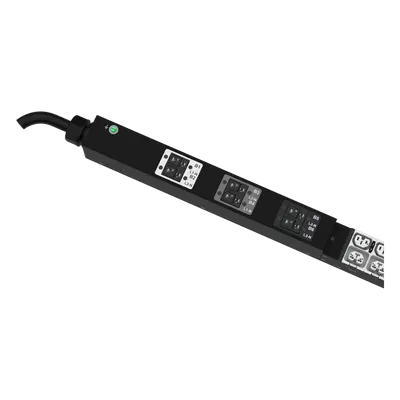 PDU Monitoreable y Switchable / 48 Salidas C13/C15/C19/C21 / Entrada IEC 60309 3P+N+E 6h 30A/32A / 240 Vca / Instalación Vertical - Imagen 4