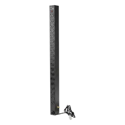 PDU Vertical para Rack / 18 Tomas NEMA 5-15R / 15A / 1.22 m (48 in) / Montaje Rack o Panel / Acero Negro - Imagen 3