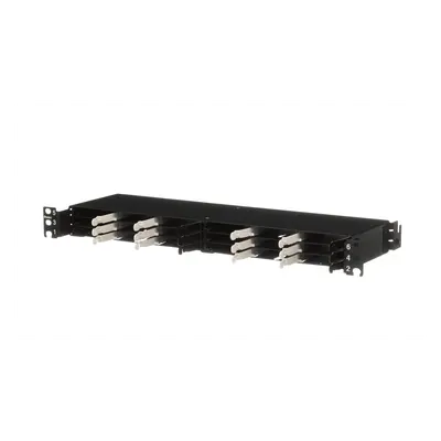 Panel de Distribución de Fibra Óptica / 1 UR / 19" / 144 Fibras / 18 Cassettes HD Flex / 4 Espacios / 1.72" (43.7 mm) Alto - Imagen 3