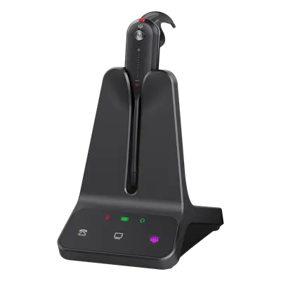 Auricular Inalámbrico DECT / Alcance 185 m (606.9 ft) / Cancelación de Ruido Acoustic Shield / Multidispositivo PC y Teléfono IP / 8 Horas de Conversación - Imagen 3