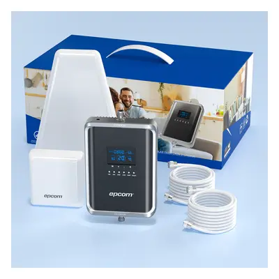 Amplificador Celular 5G / Penta Banda 700-2600 MHz / 70 dB Ganancia / Cobertura 600 m² (6458.3 ft²) / 2G 3G 4G 5G / Sin Configuración - Imagen 4