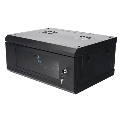 Gabinete de Pared 4U / 19" / Profundidad 455 mm / Cristal Templado / 80 kg / Interior - Imagen 2