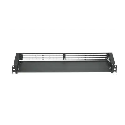 Organizador de Cables Frontal / 1 UR / Hasta 12 Casetes / 1728 Fibras / 3.28 ft / Negro - Imagen 4