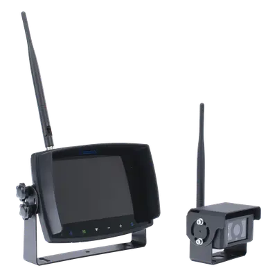 Sistema de Reversa Inalámbrico / Monitor Táctil 7" / Cámara IR CMOS / 2.4 GHz / 4 Canales / Grabación SD - Imagen 3