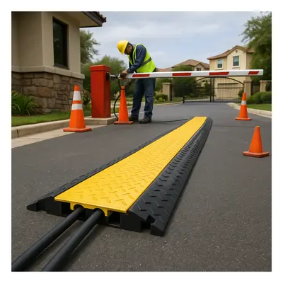 Protector de Cable / 5 Canales / Capacidad 4.6 Toneladas / Canal 38x35 mm / Longitud 90 cm / Rango -45℃ a 60℃ - Imagen 2
