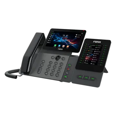 Módulo de Expansión IP / Pantalla Color 4.3 Pulgadas / 60 Teclas DSS Programables / USB Tipo-C / Cascada hasta 4 Unidades / Soporte Ajustable 40° y 45° - Imagen 4