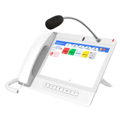 Teléfono IP Empresarial / 20 Líneas SIP / Pantalla Táctil 10.1' HD / Wi-Fi 5 / Bluetooth 4.2 / PoE / Multicast Voceo / Cámara Full HD / 116 Teclas DSS - Imagen 4