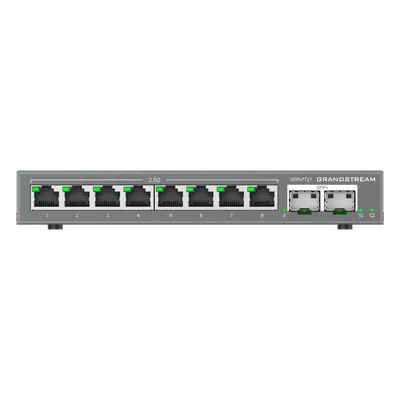 Switch L2 Lite Administrable / 8 Puertos Ethernet 2.5 Gbps / 2 Puertos SFP+ 10 Gbps / VLAN / QoS / Montaje Escritorio o Pared - Imagen 4