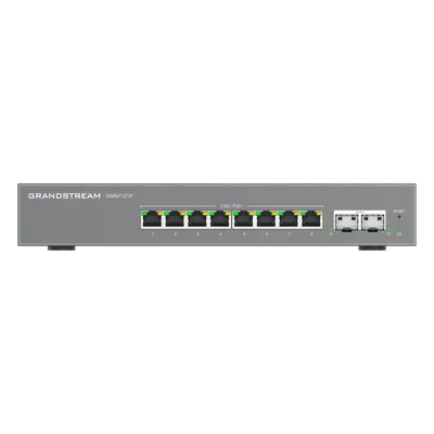 Switch L2 Lite Administrable de 10 Puertos / 8 Puertos Ethernet 2.5 Gbps / 2 Puertos SFP+ 10 Gbps / PoE+ 802.3af/at / VLAN 802.1Q / QoS / IGMP Snooping / Montaje Escritorio, Pared o Rack 19" (0.48 m) - Imagen 4