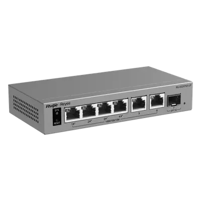 Switch Capa 2 Smart Cloud Managed / 7 Puertos Gigabit / 2 PoE++ 90 W + 2 PoE+ / Presupuesto PoE 120 W / 1 Puerto SFP 1GE / Protección 6 kV / Sin Ventilador - Imagen 2