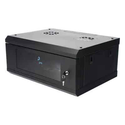Gabinete de Pared / 4U / 19 in / 455 mm Profundidad / 1.49 ft / Cristal Templado / Acero Reforzado - Imagen 2