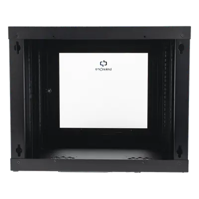 Gabinete de Pared 9U / 19" Rack / Cristal Templado / 455 mm Profundidad (1.49 ft) / Acero Reforzado / 80 kg Carga - Imagen 2