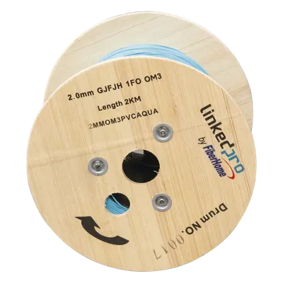 Cable de Fibra Óptica / Multimodo OM4 / Simplex / Tight Buffer 0.9 mm / Diámetro 2.0 mm / PVC / 2 km (6561.7 ft) por Tramo - Imagen 2