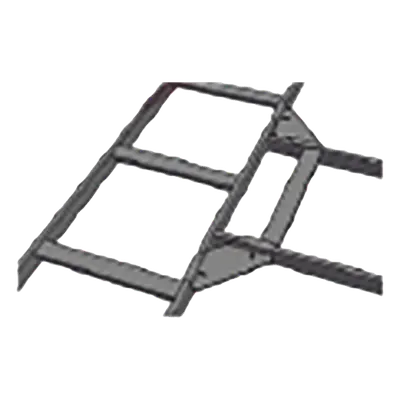 Kit Derivación Tipo T / Escalera Tubular 1.5" Peralte / 12" Ancho / Acero Carbono / Recubrimiento Epóxico Negro / Tornillería Incluida - Imagen 2