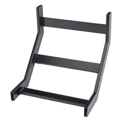 Curva Vertical Interior 90° / Escalera Tubular 1.5' x 12' / Radio 12' (39.4 ft) / Acero con Epóxico Negro / Incluye Accesorios de Instalación - Imagen 2