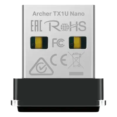 Adaptador USB Wi-Fi 6 / 287 Mbps / 2.4 GHz / Nano 17.5 × 15.8 × 7.1 mm / MU-MIMO / OFDMA / Driver Pre-cargado - Imagen 2
