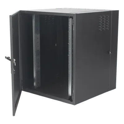 Gabinete de Montaje en Pared / 18U / 737 mm (29 in) Ancho / 762 mm (30 in) Profundidad / Puerta Sólida Frontal / Paneles Laterales Ventilados / IP20 / NEMA Type 1 - Imagen 2