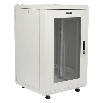 Gabinete Rackeable / 18U / 19 in / Puerta Cristal / Carga 750 Kg / 600x605x930 mm (23.6x23.8x36.6 in) / 3.05 ft Alto - Imagen 5