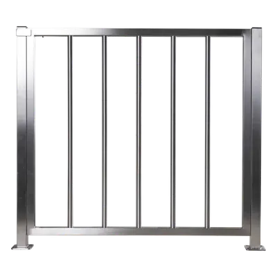 Puerta de Medio Cuerpo / Acero Inoxidable / 100 cm (3.3 ft) Ancho / 90 cm (2.9 ft) Alto / Control de Acceso - Imagen 2