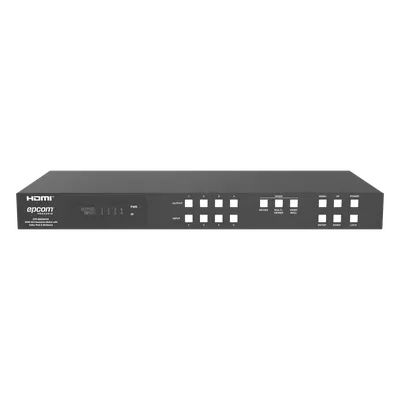 Switch Matrix HDMI / 4x4 / 18 Gbps / 4K@60Hz / HDCP 2.2 / TCP-IP y RS-232 / Audio LPCM y Dolby True HD / Conectores Phoenix - Imagen 3