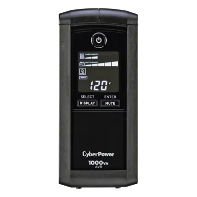 UPS de 1000 VA / 600 W / Topología Línea Interactiva / 9 Tomas NEMA 5-15R / AVR / Pantalla LCD / Supresión 1080 J - Imagen 2