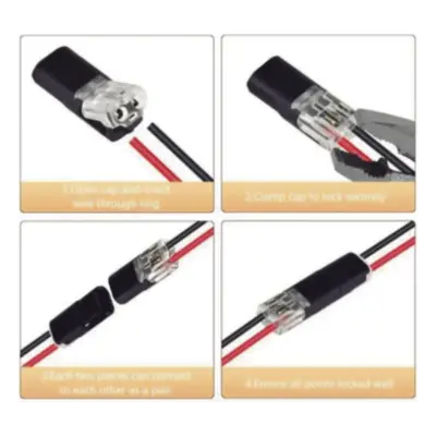 Conectores enchufables / 2 pines / 22-18 AWG / 0.35-0.75 mm² / 25 piezas / -20°C a +80°C - Imagen 2