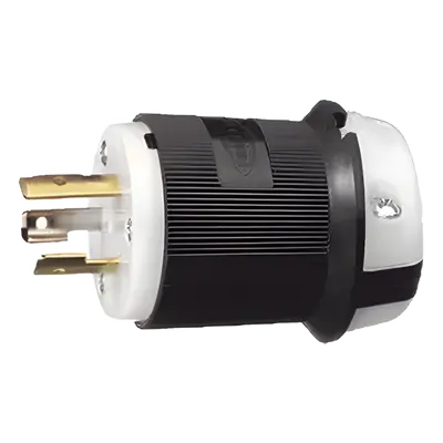 Clavija Industrial con Bloqueo de Media Vuelta / 20 A 125 V CA / 2 Polos 3 Hilos / NEMA L5-20P / Interior Seco / -40°C a 75°C - Imagen 2