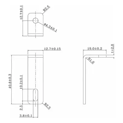 Bracket para Extensor Powerline / Ajustable / Acero de Alta Resistencia / Sin Restricción de Orientación - Imagen 2