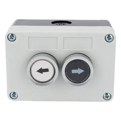 Botonera doble / IP40 / NO / 24VDC / 106 x 72 x 58 mm / 4.2 x 2.8 x 2.3 in - Imagen 2