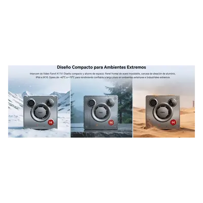 Videoportero IP para Exterior / Cámara 4 Megapixel (1080p) / HDR e Iluminación IR / Altavoz 5W y Doble Micrófono / Panel Acero Inoxidable y Cuerpo Aluminio / IP66 e IK10 / PoE+ / 2 Líneas SIP - Imagen 30