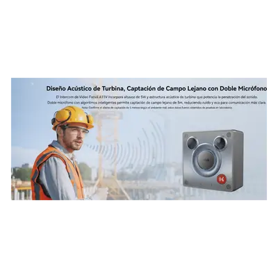 Videoportero IP para Exterior / Cámara 4 Megapixel (1080p) / HDR e Iluminación IR / Altavoz 5W y Doble Micrófono / Panel Acero Inoxidable y Cuerpo Aluminio / IP66 e IK10 / PoE+ / 2 Líneas SIP - Imagen 31