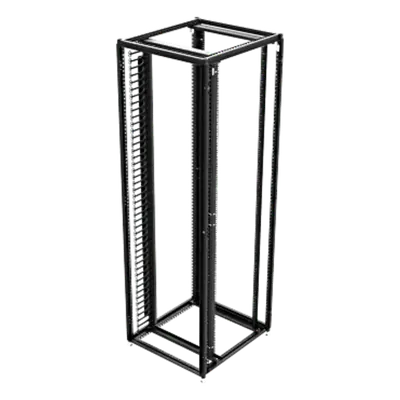Organizador Vertical de Cables / 45 UR / 2 m (6.6 ft) / 726 Cables / RAL 9005 / Dedos 1.75 pulg / 95x208 mm - Imagen 3