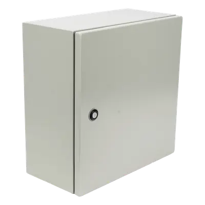 Gabinete IP66 / Acero IK10 / 400x400x200 mm / 15.7x15.7x7.9 in / Placa Trasera Galvanizada / Cerradura con Llave - Imagen 3