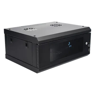 Gabinete de Pared / 4U / 19 in / 455 mm Profundidad / 1.49 ft / Cristal Templado / Acero Reforzado - Imagen 3