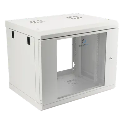 Gabinete de Pared 9U / Rack 19" / Cristal Templado / Profundidad 479.5 mm / Carga 80 kg / Acero Reforzado - Imagen 3
