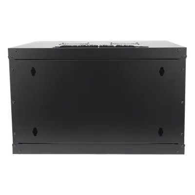 Gabinete de Pared 19 in / 6U / Profundidad 455 mm / Carga 60 kg / Puerta Perforada / 2 Ventiladores / Panel Cepillo - Imagen 3