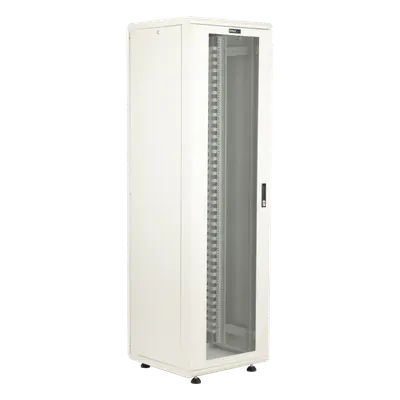 Gabinete Rack de Piso / 42 Unidades / 19 Pulgadas / Carga 1000 kg / Puerta Cristal Templado / Ventilación Superior - Imagen 5