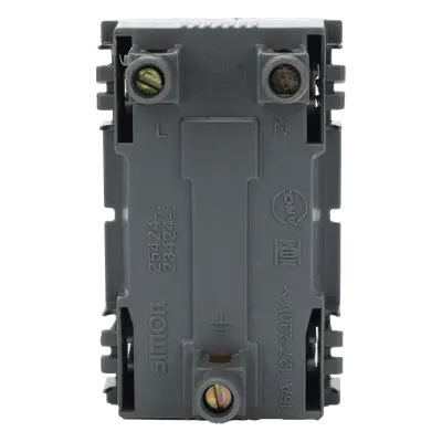 Módulo Dúplex de Contactos Eléctricos / 10A / 127V / Sistema de Seguridad Antiobjetos / Compatible con Cajas para Pavimento / Embornamiento a Tornillo - Imagen 3
