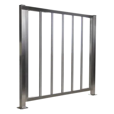 Puerta de Medio Cuerpo / Acero Inoxidable / 100 cm (3.3 ft) Ancho / 90 cm (2.9 ft) Alto / Control de Acceso - Imagen 3