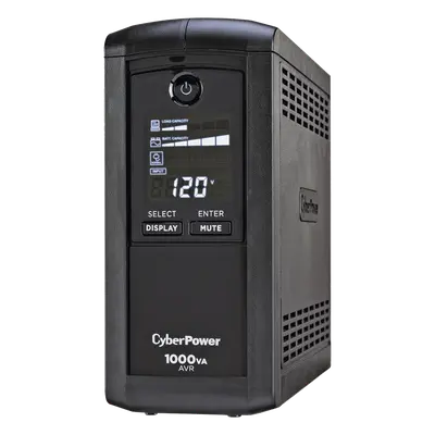 UPS de 1000 VA / 600 W / Topología Línea Interactiva / 9 Tomas NEMA 5-15R / AVR / Pantalla LCD / Supresión 1080 J - Imagen 3