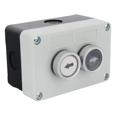 Botonera doble / IP40 / NO / 24VDC / 106 x 72 x 58 mm / 4.2 x 2.8 x 2.3 in - Imagen 3