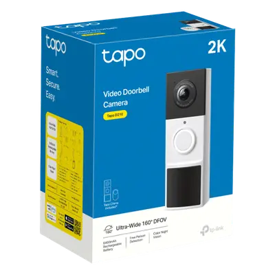 Videoportero IP Inalámbrico / 2K 3 Megapixel / 160° DFOV / Batería 6400 mAh / Detección IA Personas-Vehículos / Visión Nocturna Color / Audio Bidireccional - Imagen 3