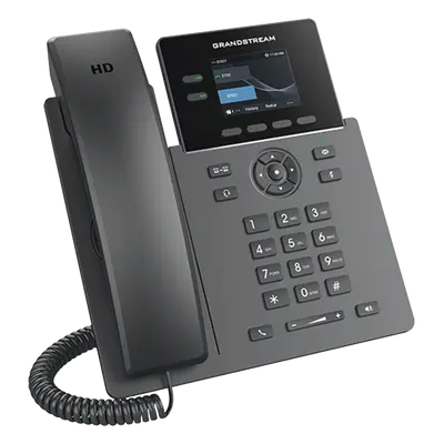 Teléfono IP PoE / 2 Líneas / Pantalla LCD TFT 2.4 Pulgadas Color / 8 Botones Virtuales VPK / Conferencia 5 Vías / Audio HD / Seguridad Carrier-Grade - Imagen 3