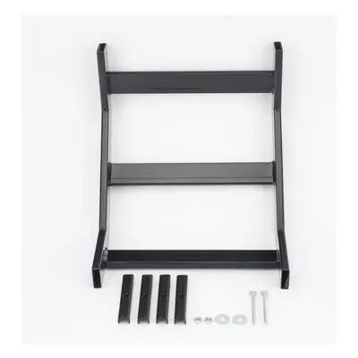 Curva Vertical Interior 90° / Escalera Tubular 1.5' x 12' / Radio 12' (39.4 ft) / Acero con Epóxico Negro / Incluye Accesorios de Instalación - Imagen 4